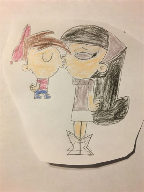 Timmy Kissing Trixie Remade By Dhvipersrt10 On Deviantart