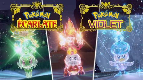 Vue densemble Pokémon Écarlate et Pokémon Violet YouTube