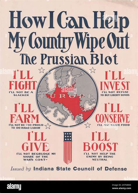 U.S World War One Propaganda - 1914-111 Stock Photo - Alamy