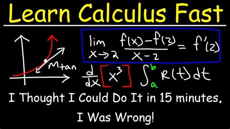 Master the Basics of Calculus for Beginners