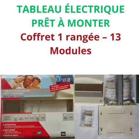 Tableau Lectrique Modules Rang E Coffret Blanc Neuf Eur