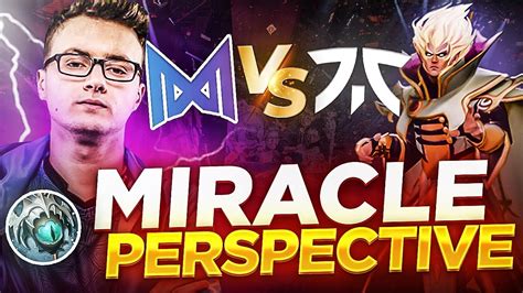 Nigma Miracle Invoker Show Player Perspective Vs Fnatic Gamers