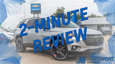 2020 Chevrolet Traverse Premier AWD Redline Edition Review Edmonton