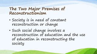 Educational Theories: Social Reconstructionism | PPT