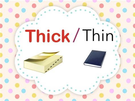 Thick or Thin Free Activities online for kids in Kindergarten by 