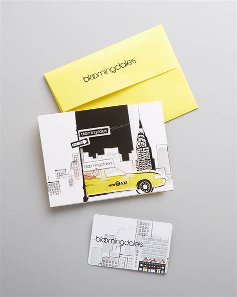 Bloomingdale's Cityscape Gift Card with Envelope