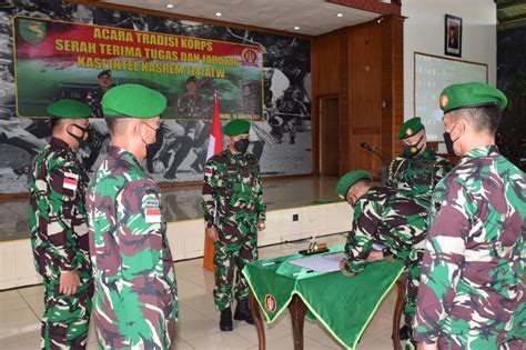 Danrem Merauke Pimpin Acara Tradisi Korps Dan Sertijab Kasi Intel