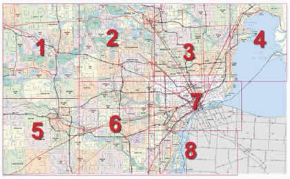 Redford Michigan Map | secretmuseum