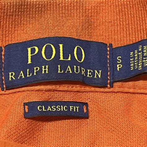 Orange Ralph Lauren Polo Size L Depop