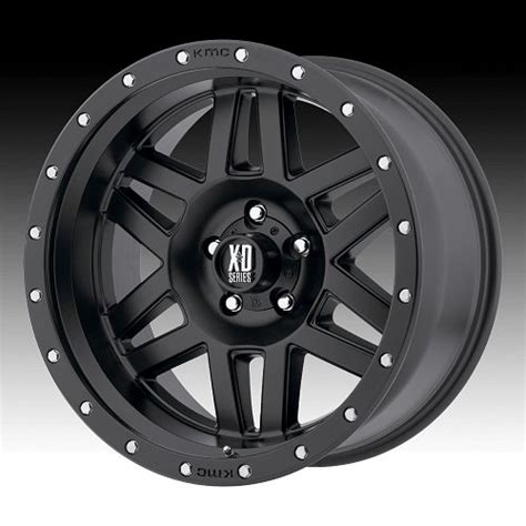 XD Series XD128 Machete Satin Black Custom Wheels Rims XD128