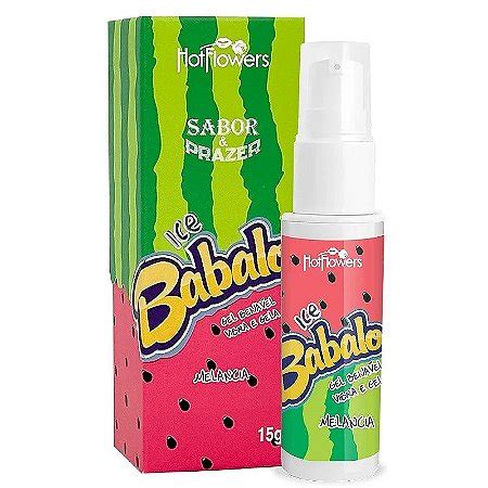 Ice Babaloo Melancia Gel Beij Vel Vibra E Gela G Hot Flowers Hm