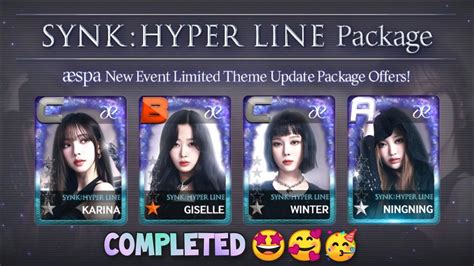 Superstar Smtown Completed Aespa Synk Hyper Line Event Limited