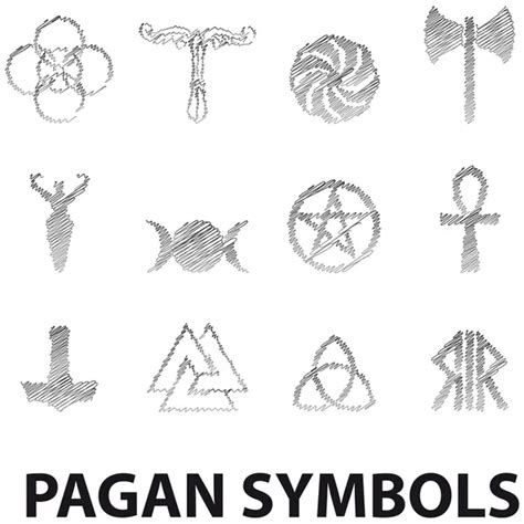 Pagan symbols Vector Art Stock Images | Depositphotos