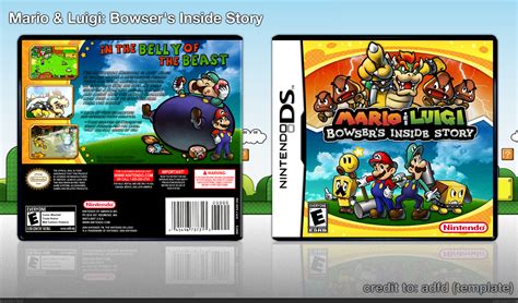 Mario Luigi Bowser S Inside Story Nintendo DS Box Art Cover By Sd1833