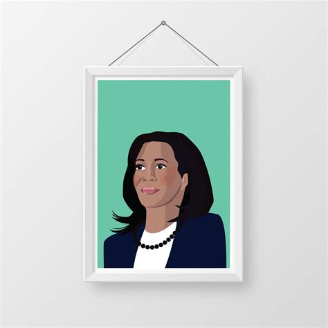 Kamala Harris Digital Wall Art Print Etsy