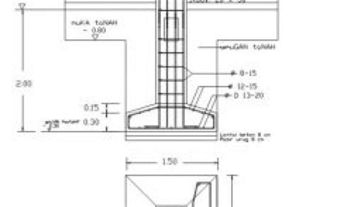 Detail Gambar Detail Pondasi Telapak Koleksi Nomer 44