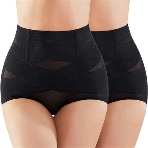 Culotte Femme Sculptante Gainante Amincissante Invisible Ventre Plat