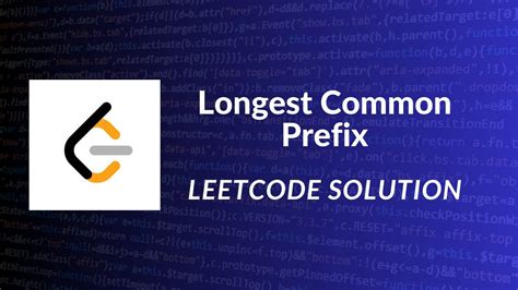 Leetcode Longest Common Prefix Youtube