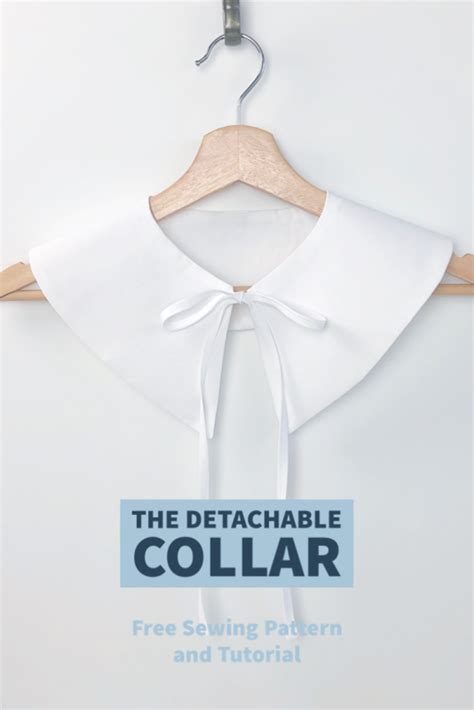 How To Sew A Detachable Statement Collar Part 2 Pointed Edge Collar