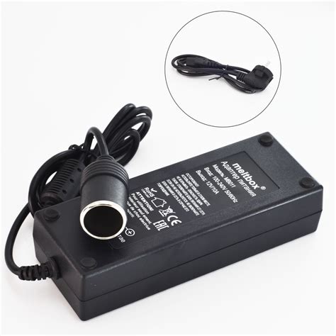 Адаптер питания 220V-12V 10A с гнездом прикуривателя / инвертор 220В ...