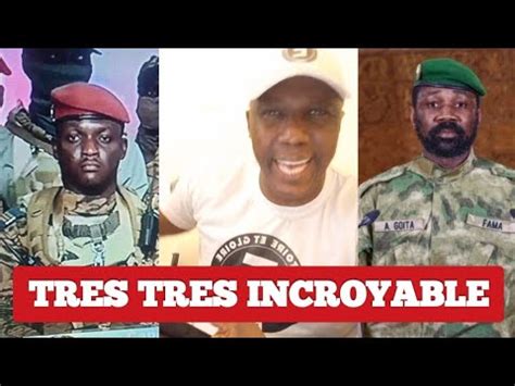 Sekou Tounkara Tres Tres Urgent Et Tres Incroyable Marechal Assimi