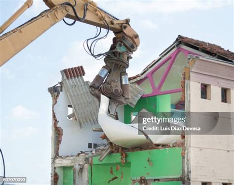 brick wall collapse stock  high res pictures  images