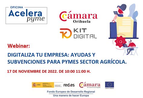 Webinar Kit Digital Digitaliza Tu Empresa Ayudas Y Subvenciones Para