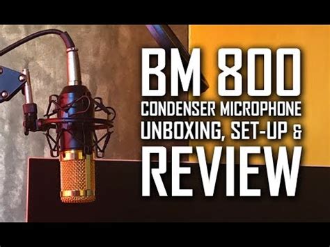 Bm Condenser Microphone Unboxing Review Set Up Guide Youtube