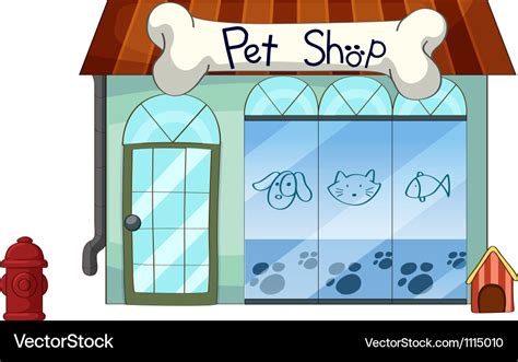 Pet Shop Royalty Free Vector Image VectorStock