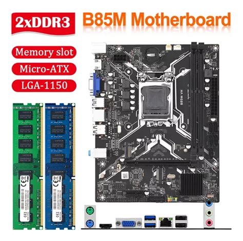 Set De Placas Base B85m Vh Nvme M2 Ssd Lga 1150 Pci E 16x S Cuotas