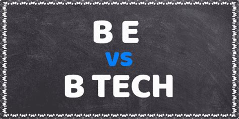 Difference Between Be And Btech A Detailed Overview