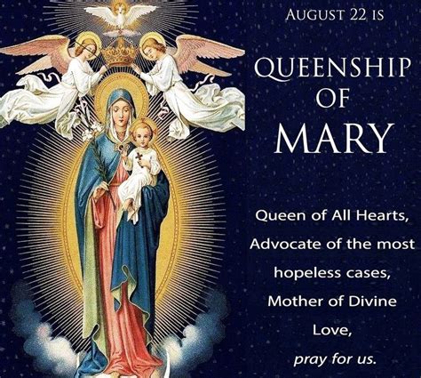 Memorial of the Queenship of the Blessed Virgin Mary | Blessed mother ...