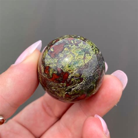 Dragon Bloodstone Sphere Rubys Minerals