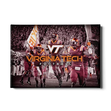 Virginia Tech Hokies "Virginia Tech Football" Licensed Wall Art ...