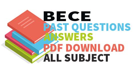 Bece Past Questions And Answers Pdf Free Download All Subjects St