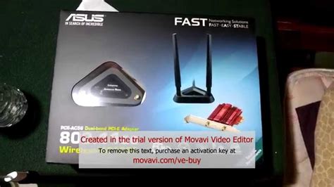 Unboxing First Look Asus Pce Ac Ac Dual Band Wireless Ac