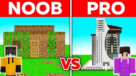 Noob Vs Hacker I Cheated In A Build Challenge Minecraft Minecraft