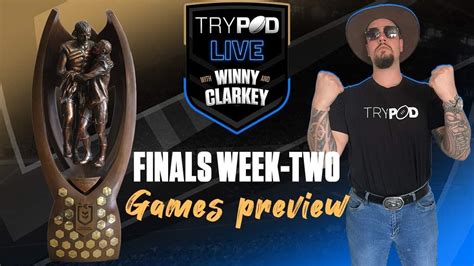 🎧 Trypod Live 🖲 🏆 Nrl Finals Week 2 Preview 🏉 Youtube