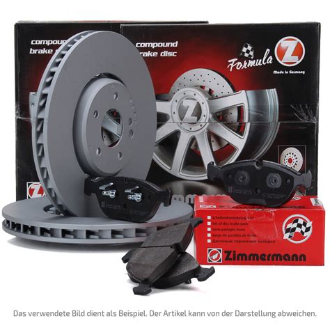 Zimmermann FORMULA Z Bremsscheiben Beläge für AUDI A6 C7 A7 4G A8