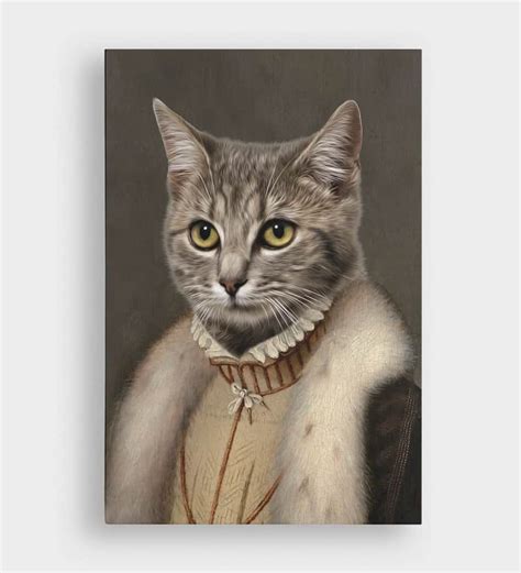 Unique Cat Portraits for Your Renaissance Pets