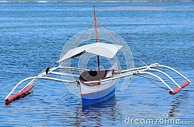 Filipino Traditional Fisherman Boats Stock Photography CartoonDealer