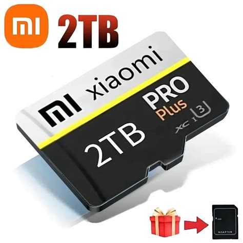 Карта памяти Xiaomi SD 2 ТБ 1 ТБ Класс 10 Высокоскоростная карта Micro ...