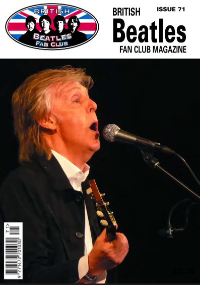 British Beatles Fan Club Issue 71 Out Now