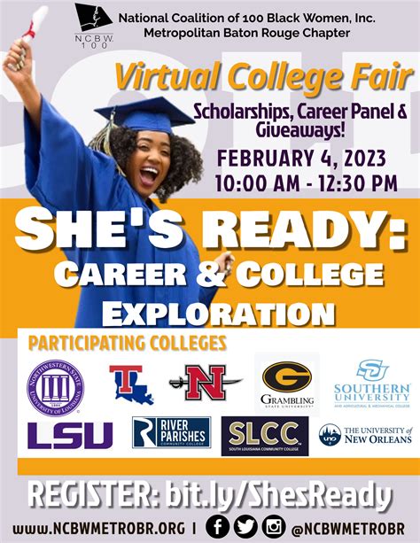 Virtual College Fair – National Coalition of 100 Black Women, Inc.