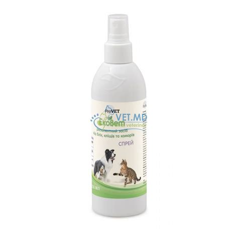 EcoVet spray repelent antiparazitar pentru câini și pisici 100 ml