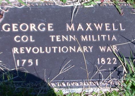 Col George Maxwell 1751 1822 Find A Grave Memorial