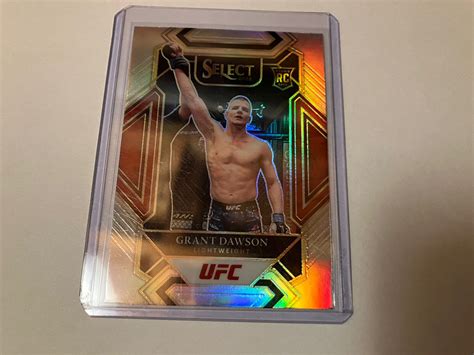 Grant Dawson 2022 Panini Select UFC Mezzanine Silver Prizm SSP Rookie