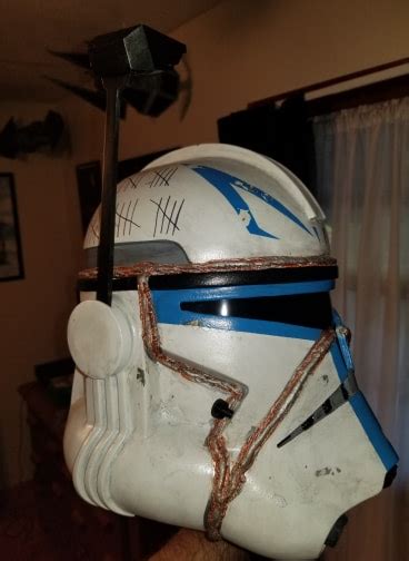 Fs Custom Made Fiberglass Captain Rex Phase Helmet For Sale