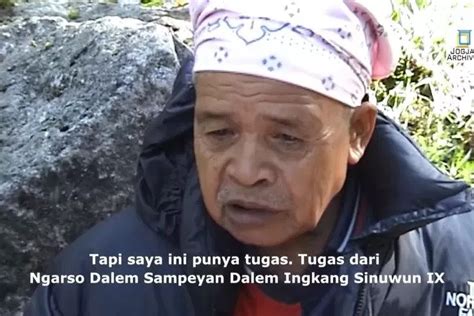 Pasca Gunung Merapi Erupsi Wasiat Mbah Maridjan Kepada Masyarakat Dan