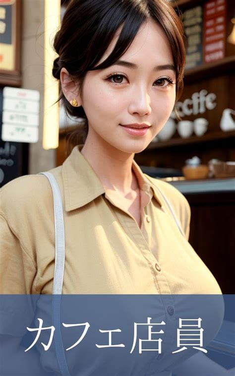 かわいい癒やしのカフェ店員 美女aiグラビア写真集 バーチャルcgアート どきわくわーるど キャリア Kindleストア